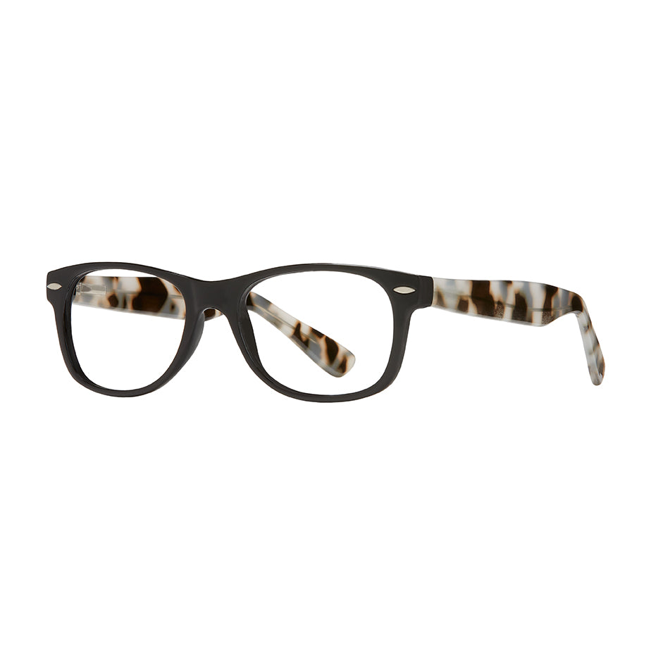 BP20901 - Avery - Onyx / Ivory Tortoise / Blue Light Filtering Reader Lens