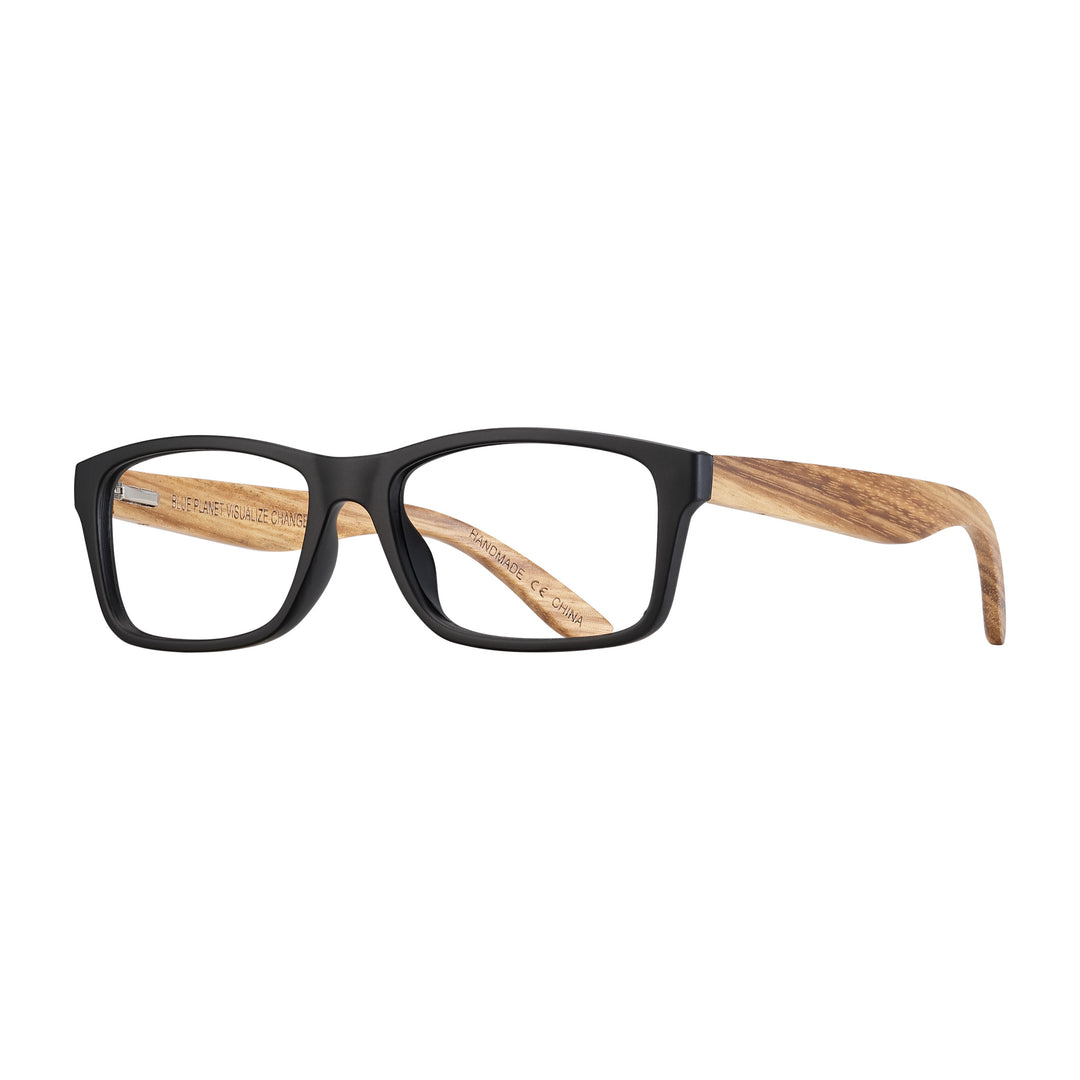 BP20522 - Avalon -Shiny Black / Walnut Wood / Blue Light Filtering Reader Lens