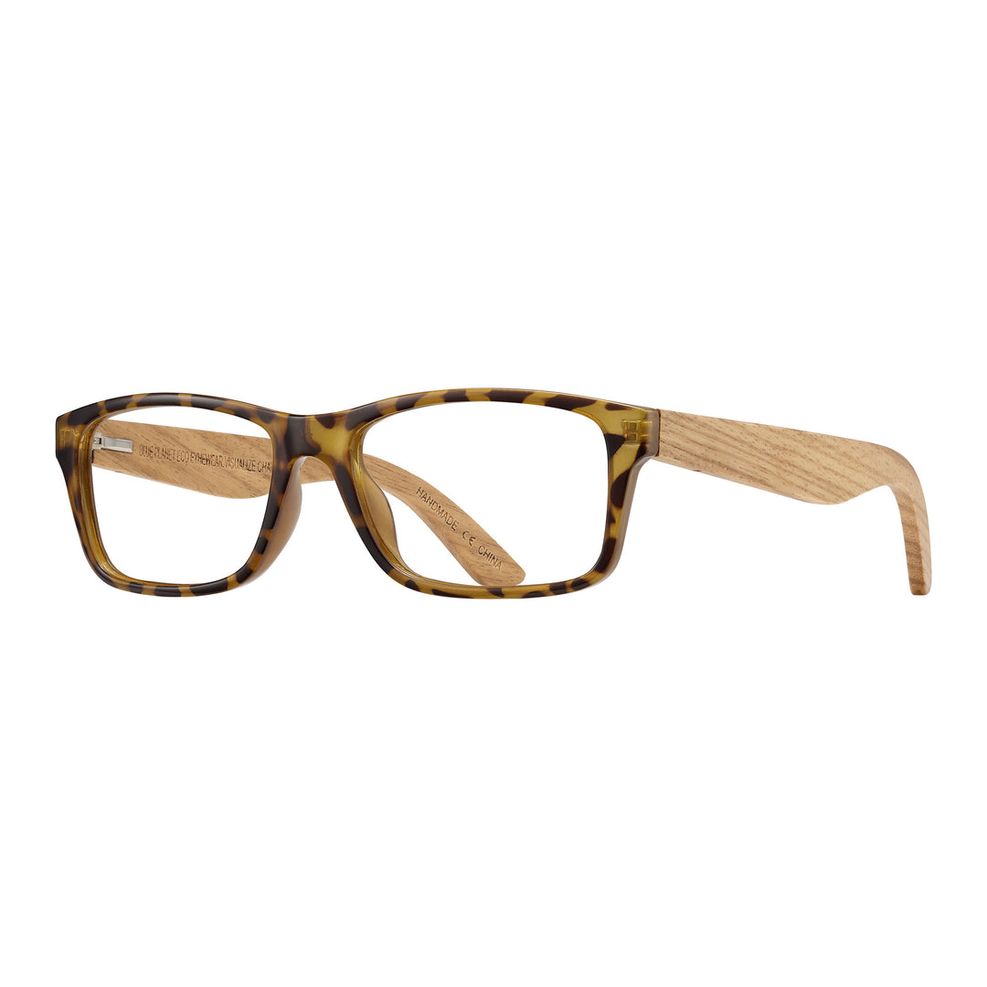 BP20524 - Avalon -Amber Tortoise / Walnut Wood / Blue Light Filtering Reader Lens
