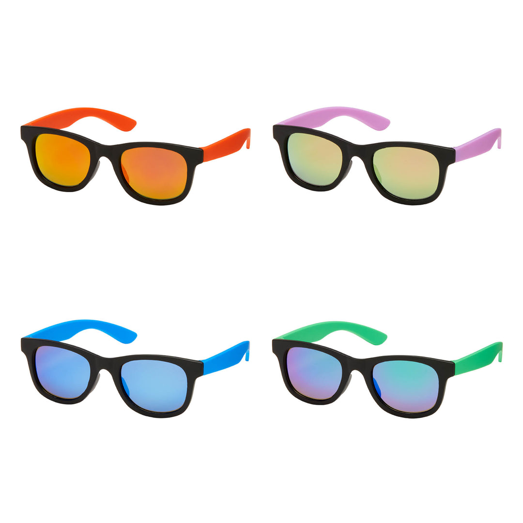 KFL1000 -NEW- Kids Floaties Polarized-Classic Mirror Two Tone Sunglasses