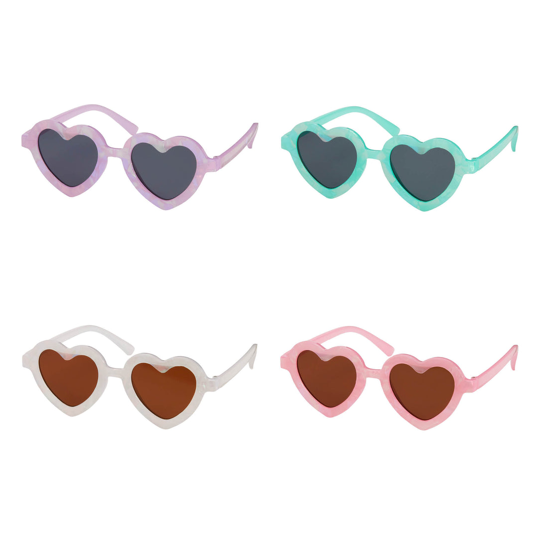 K6782-NEW- Kids - Heart Sunglass