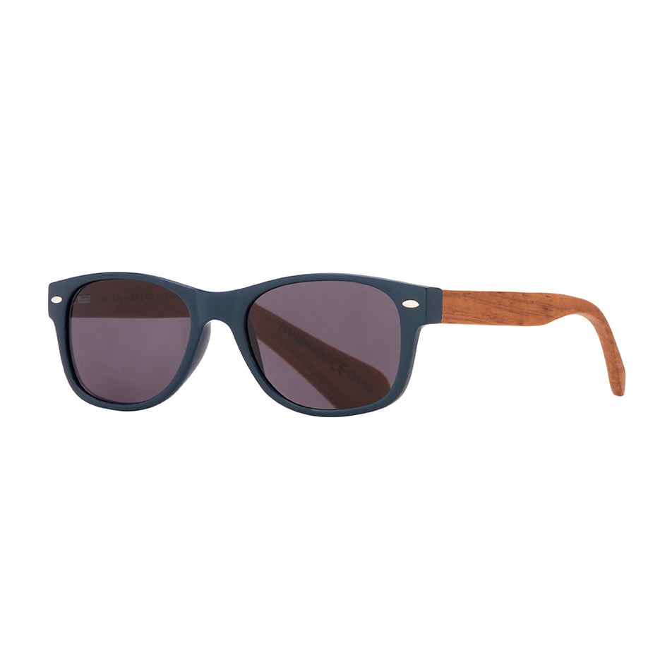BP20961- Shaw Sun - Matte Navy Blue + Walnut Wood - Reader For Sun