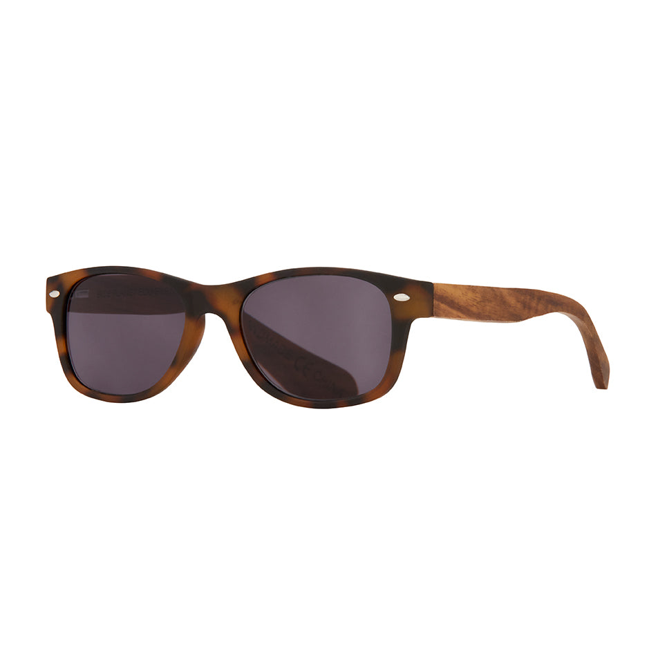 BP20964- Shaw Sun - Matte Walnut Tortoise + Walnut Wood - Reader For Sun