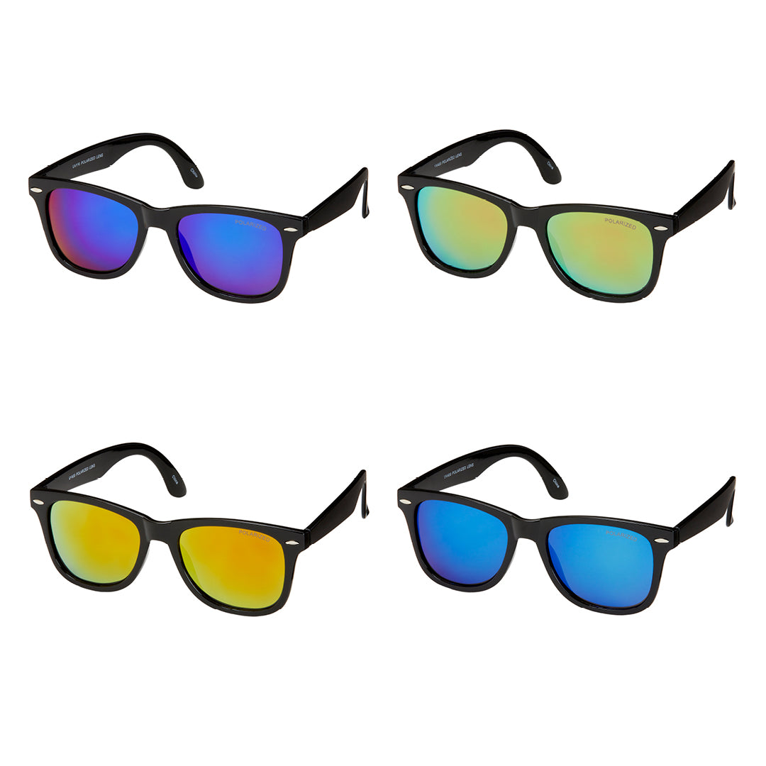 7927 - Polarized- Iconic Mirrored Polarized Sunglasses – Blue Gem Sunglasses  & Blue Planet Eco-Eyewear