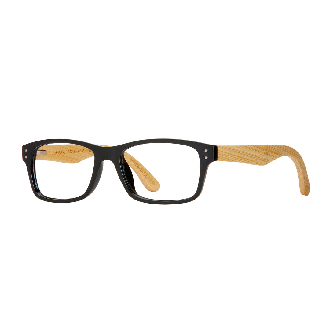 BP20176 - Fremont - Black / Bamboo / Blue Light Filtering Reader Lens