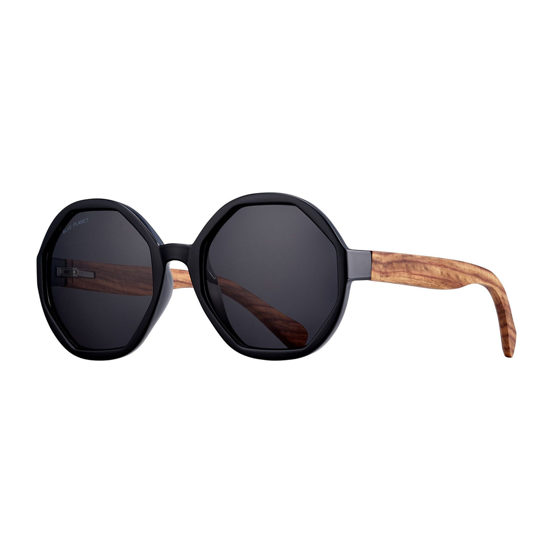 Donna - Onyx / Walnut Wood/ Smoke Polarized (2pc Minimum)