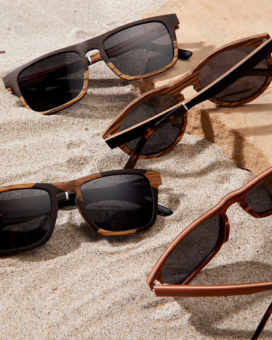 Origins Premium Wood + Acetate Polarized Sunglasses