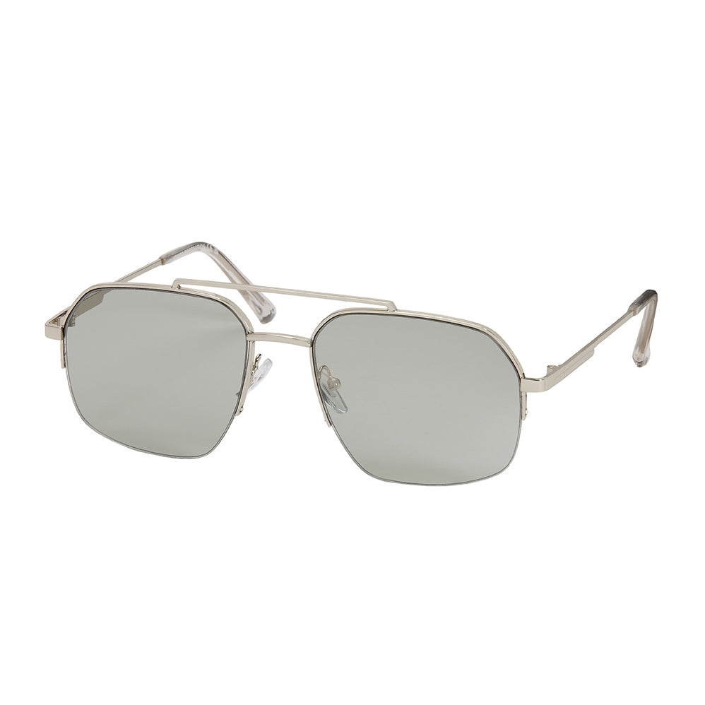 1158- NEW - Jade Square Metal Aviator