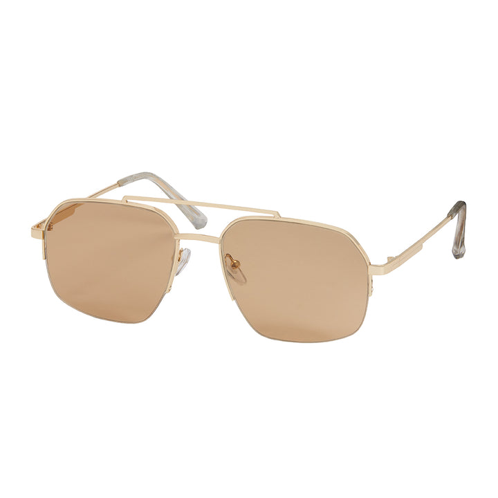 1158- NEW - Jade Square Metal Aviator