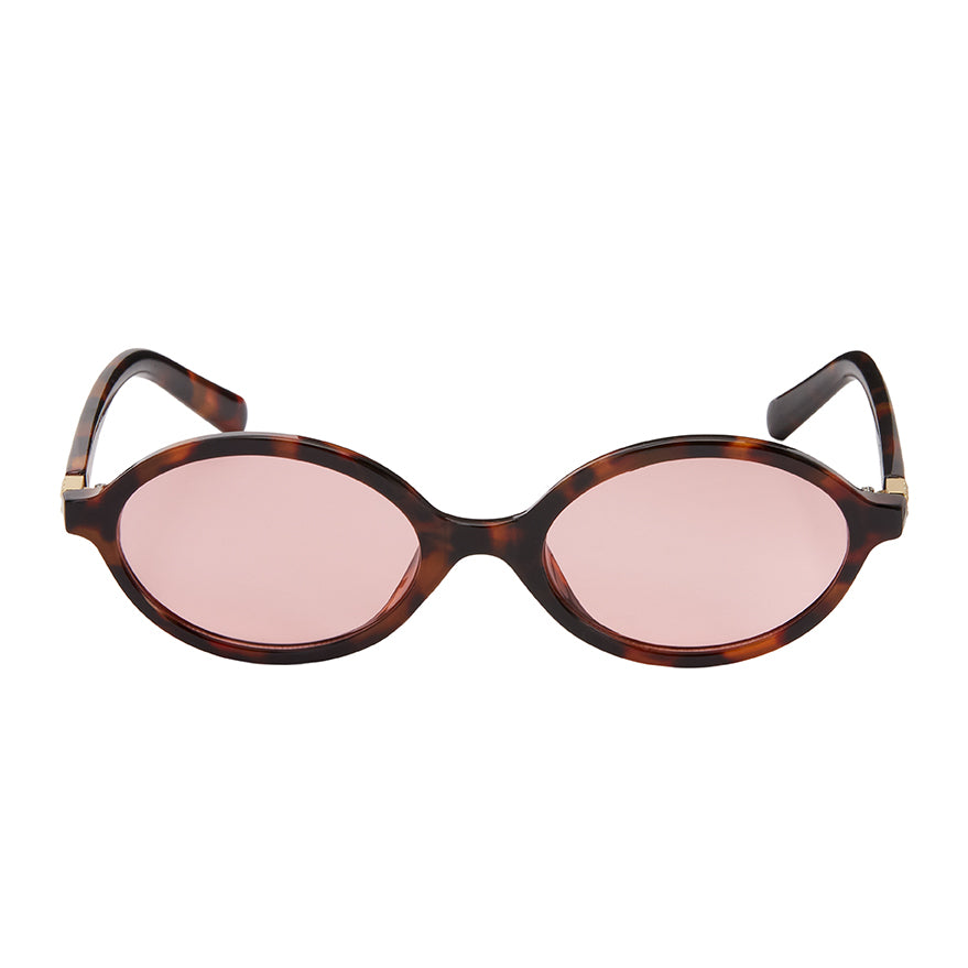 1162 -NEW- Rose- Oval Vintage Sunglasses