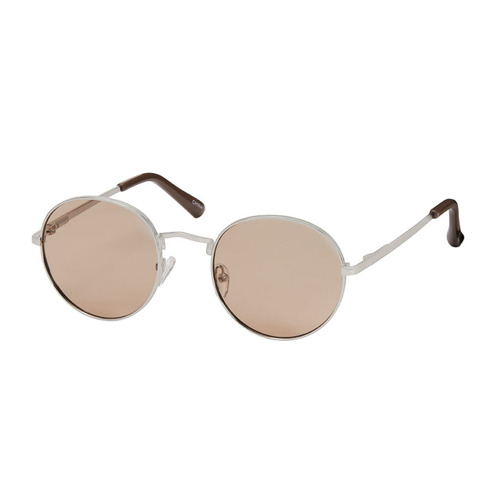 1163- NEW - Jade Round Metal Sunglasses