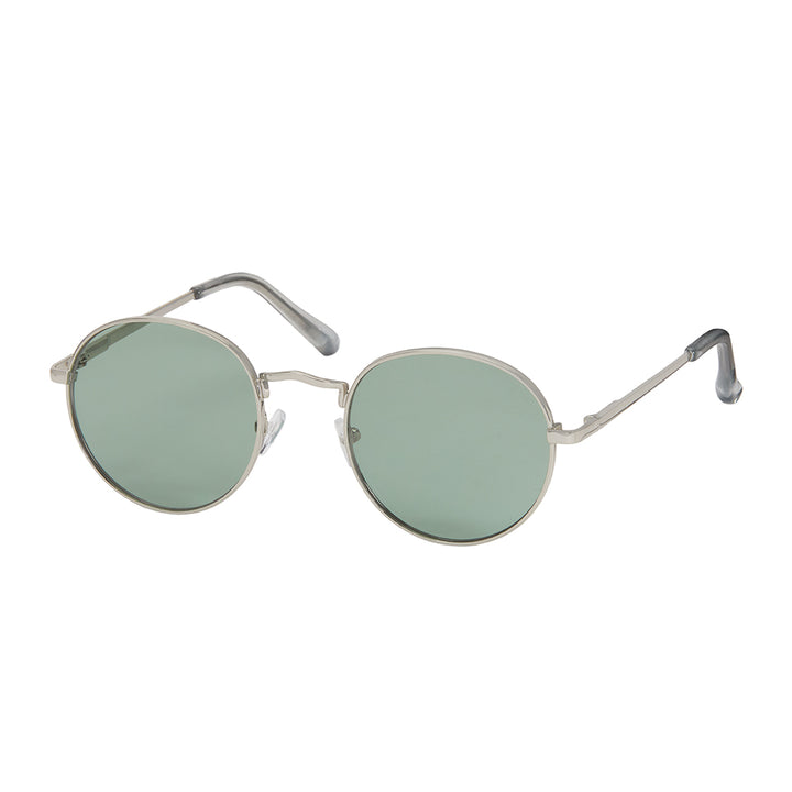 1163- NEW - Jade Round Metal Sunglasses