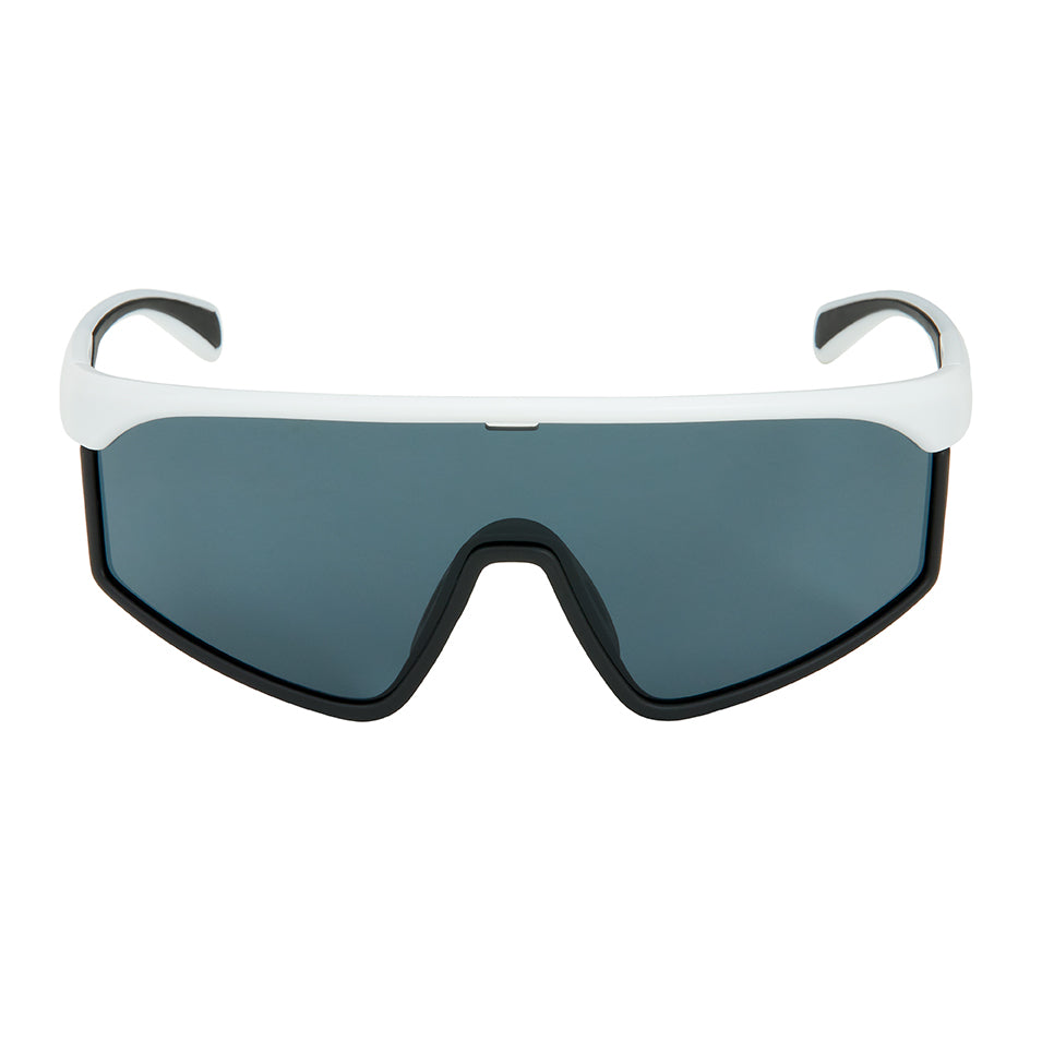 1252-NEW- Shields-Wrap Mirror Lens Sunglasses