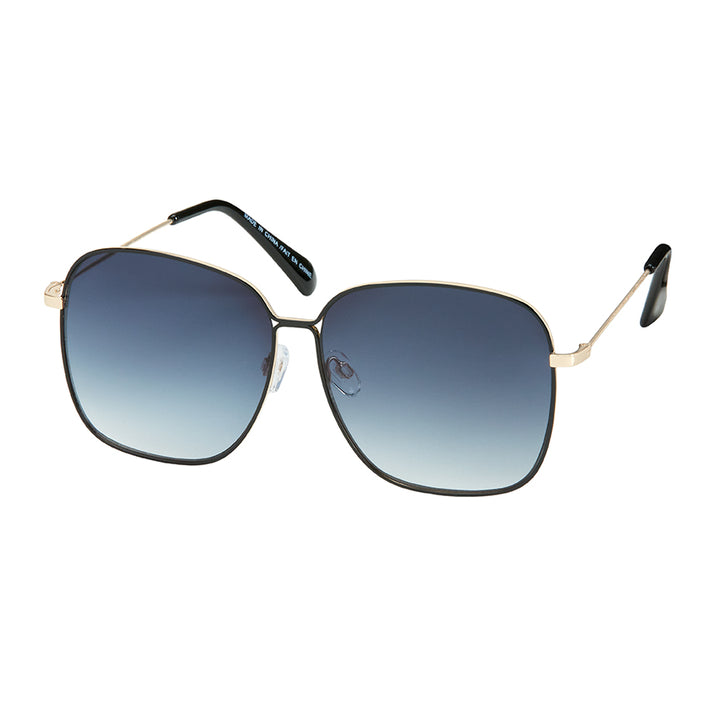 1305-NEW - Jade-Metal Square Enamel Sunglasses