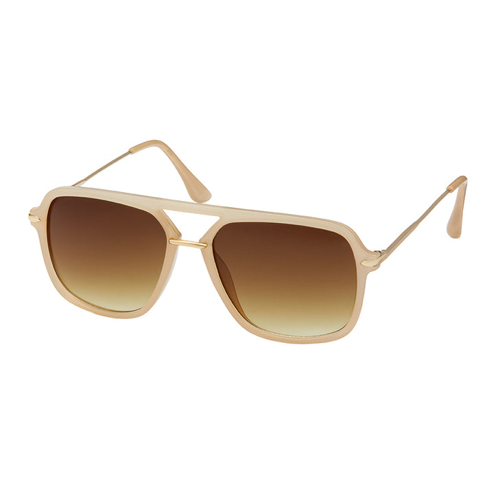 1308 - Jade- Modern Square Aviator Sunglasses-