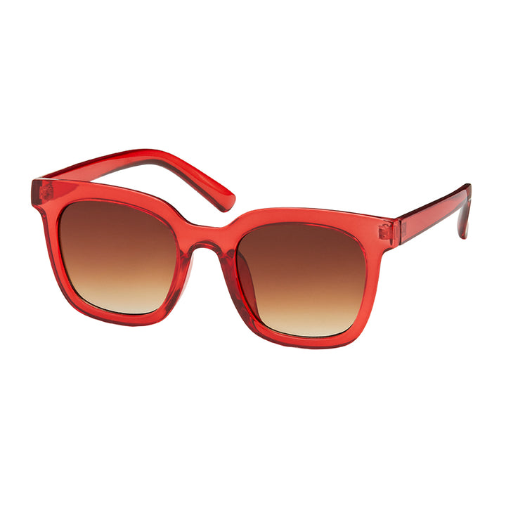 1311-NEW- Rose- Square Crystal Colors Sunglasses