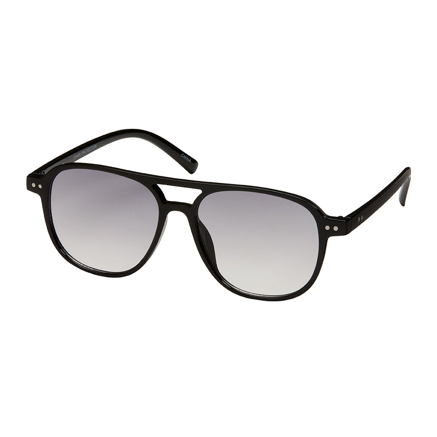 1374 Weekend - Plastic Aviator w/ Color Lens Sunglasses