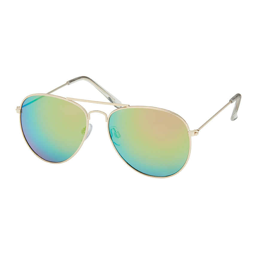 4202 Weekend - Gold Aviator Sunglasses