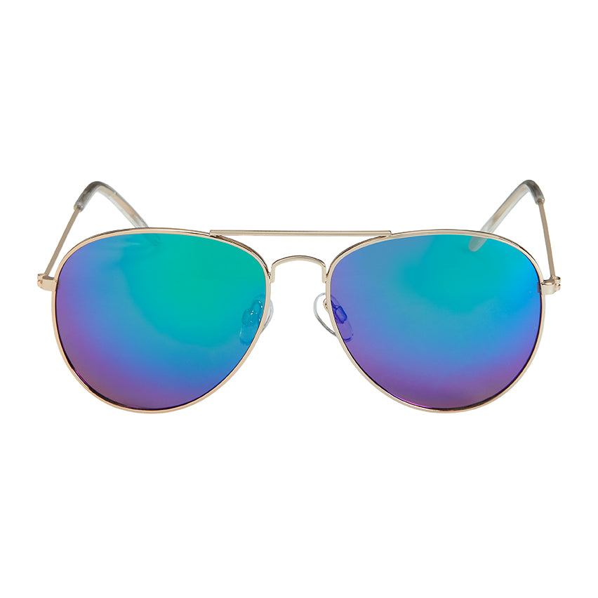 4202 Weekend - Gold Aviator Sunglasses