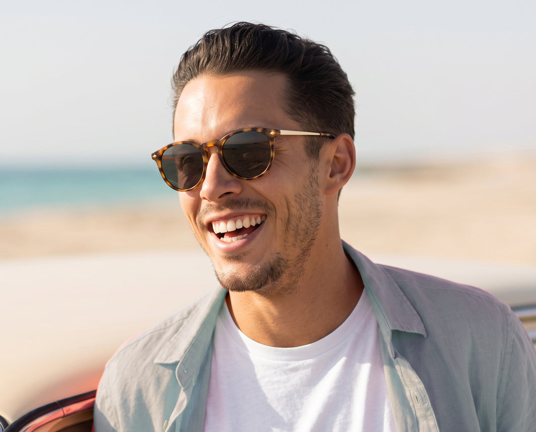 BP19815 - NEW Aire Brown Tort /Gold / Gradient Brown Polarized Lens