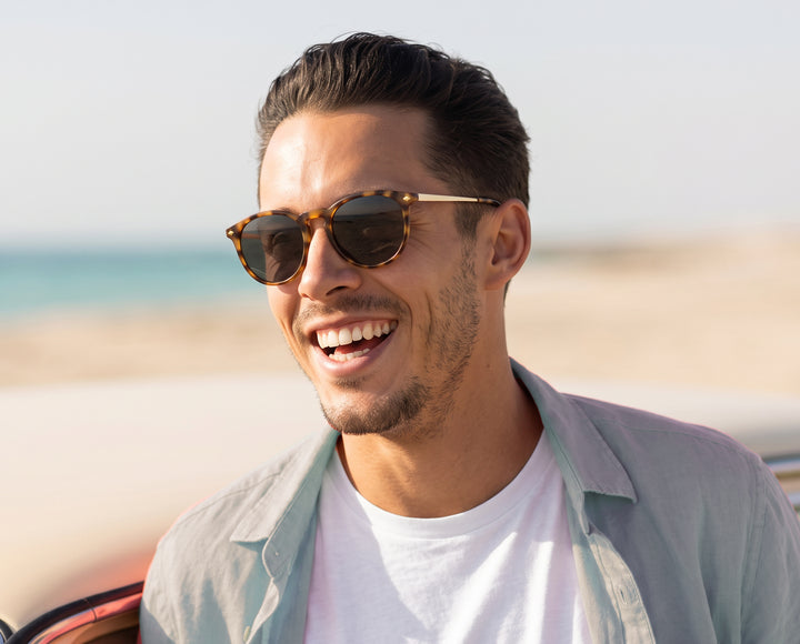 BP19815 - NEW Aire Brown Tort /Gold / Gradient Brown Polarized Lens