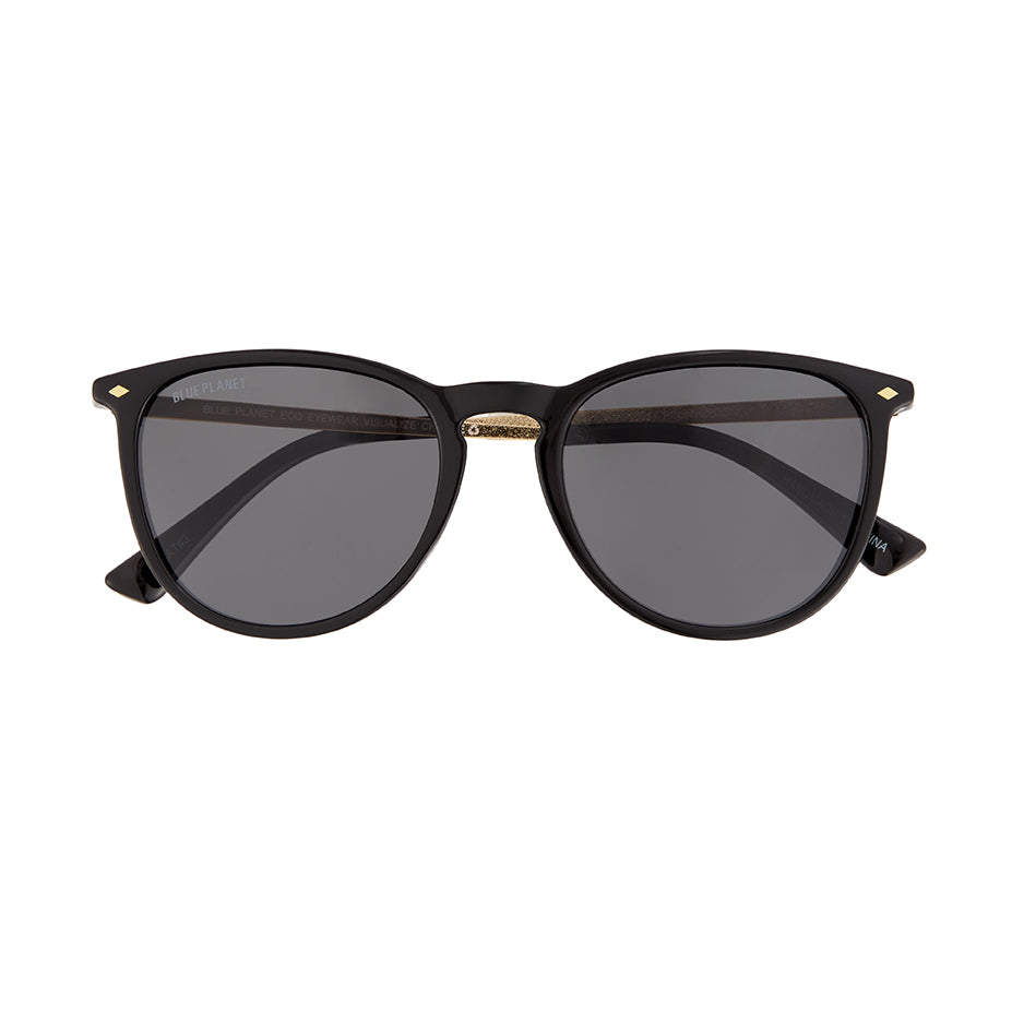 BP19814 - NEW Aire Black /Gold / Smoke Polarized Lens