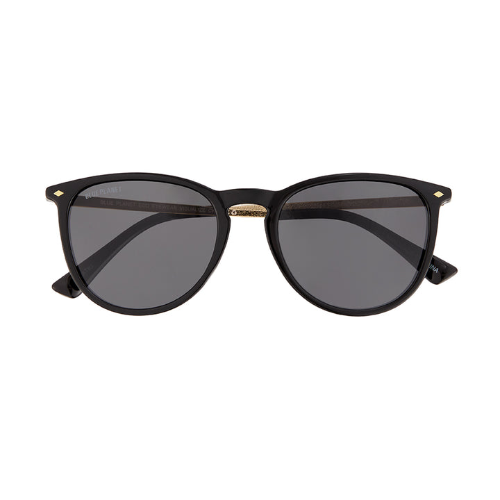 BP19814 - NEW Aire Black /Gold / Smoke Polarized Lens