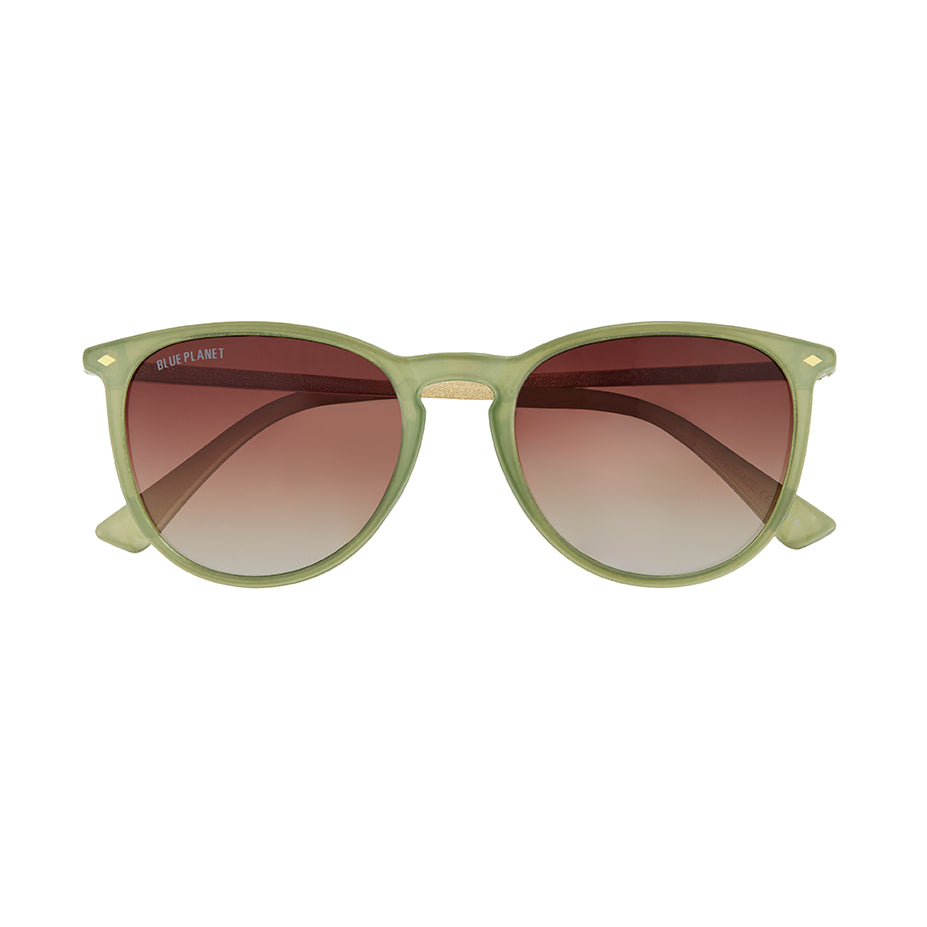 BP19817 - NEW Aire Milky Green /Gold / Gradient Brown Polarized Lens