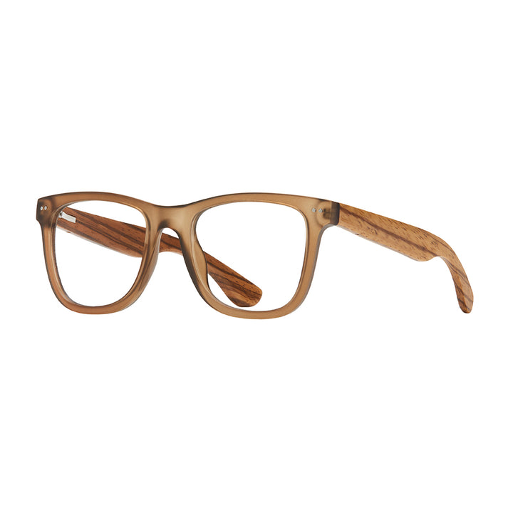 BP20255 NEW Alden Matte Crystal Brown /Zebra Wood/Blue Light