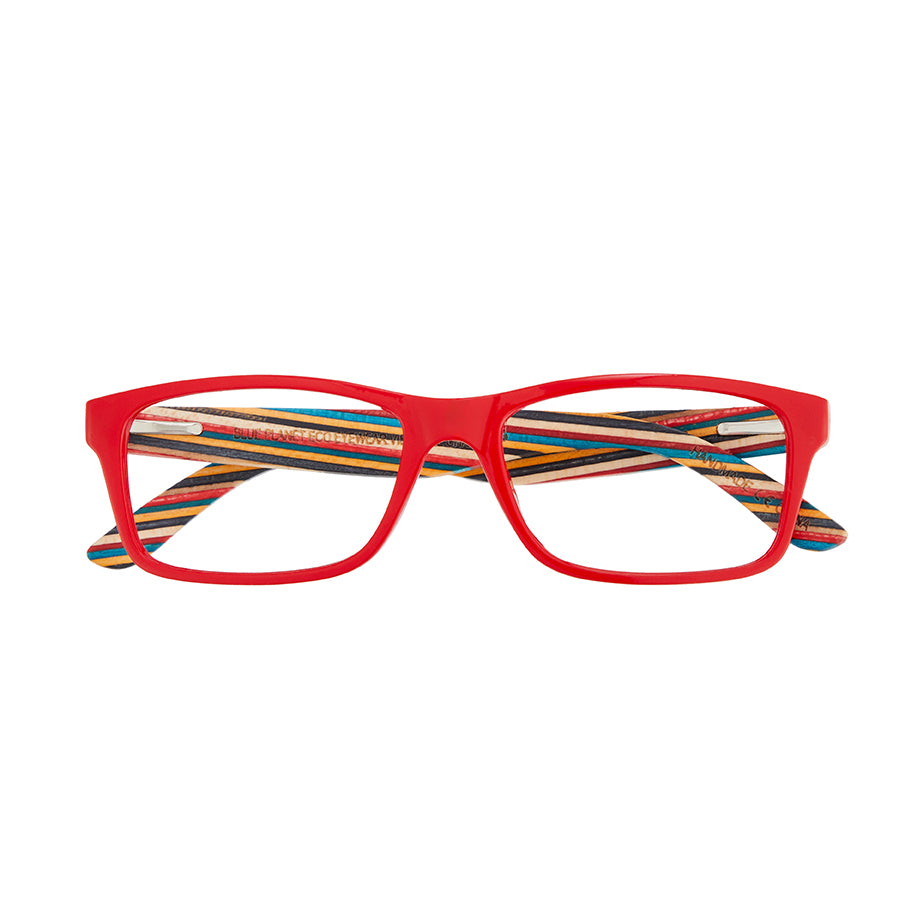 BP20812 - Aloha - Red / Rainbow Wood / Blue Light Filtering Reader Lens