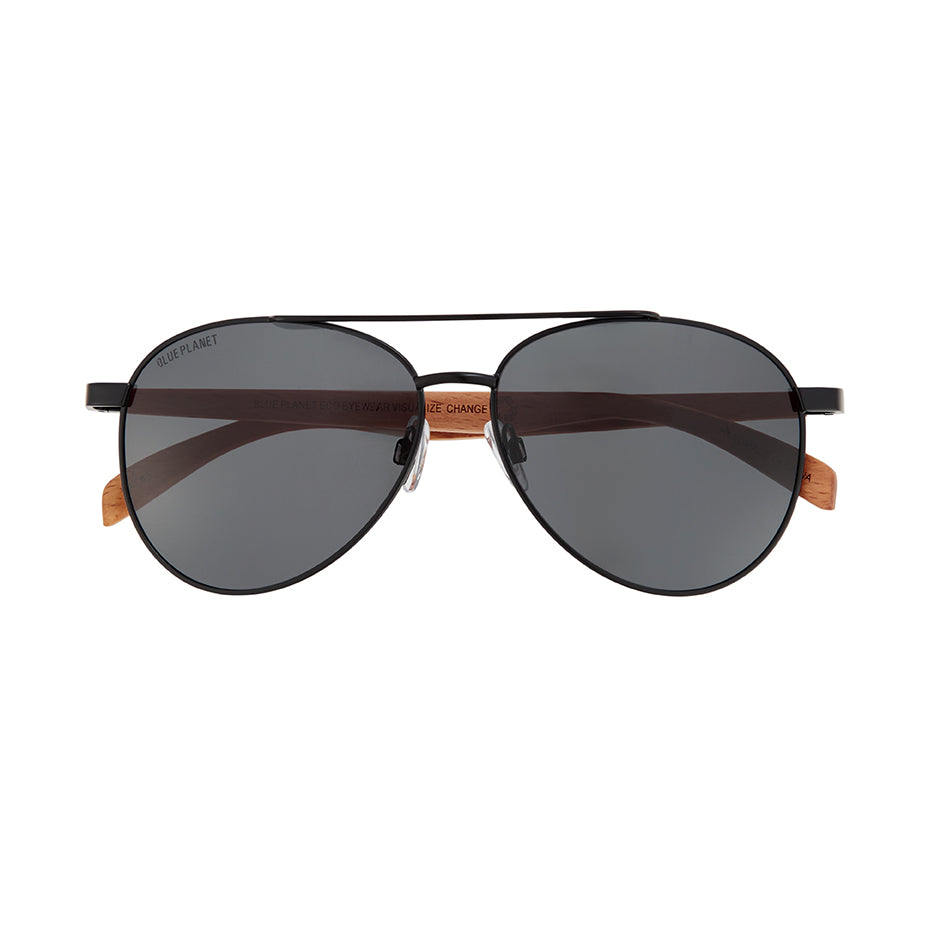 BP19333 - Amador - Matte Onyx / Beechwood / Smoke Polarized Lens