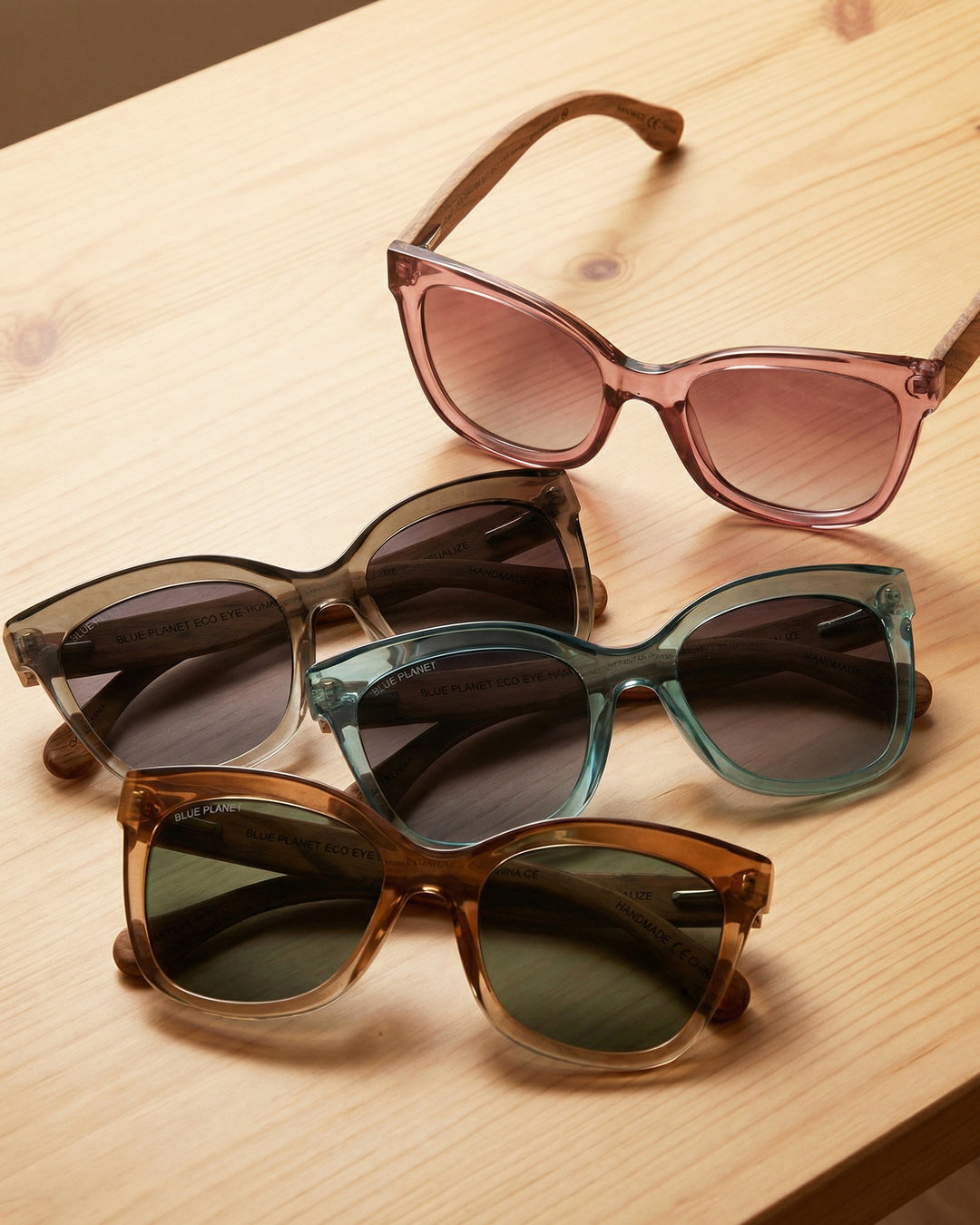 BP10154 NEW Amelia- Crystal Green/Walnut Wood- Brown Pol.