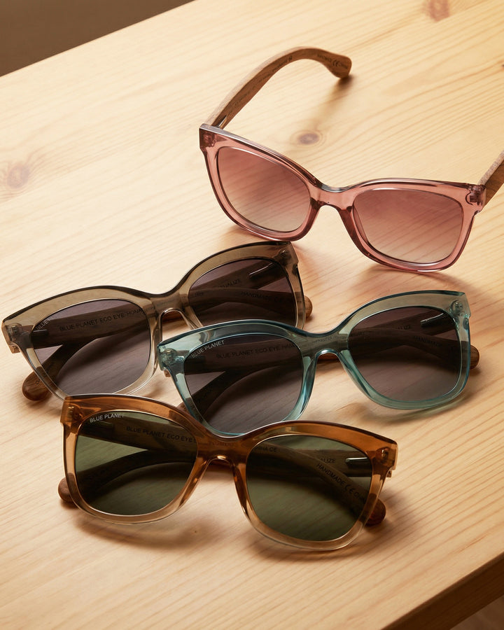 BP10154 NEW Amelia- Crystal Green/Walnut Wood- Brown Pol.