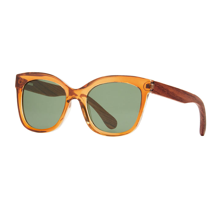 BP10153 - NEW Amelia Crystal Brown/Walnut Wood-Grey Green Polarized