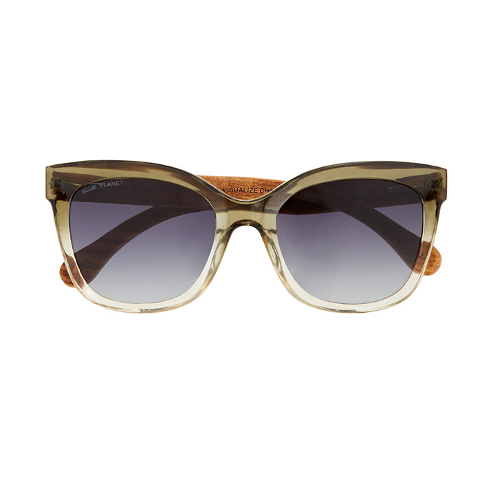 BP10154 NEW Amelia- Crystal Green/Walnut Wood- Brown Pol.