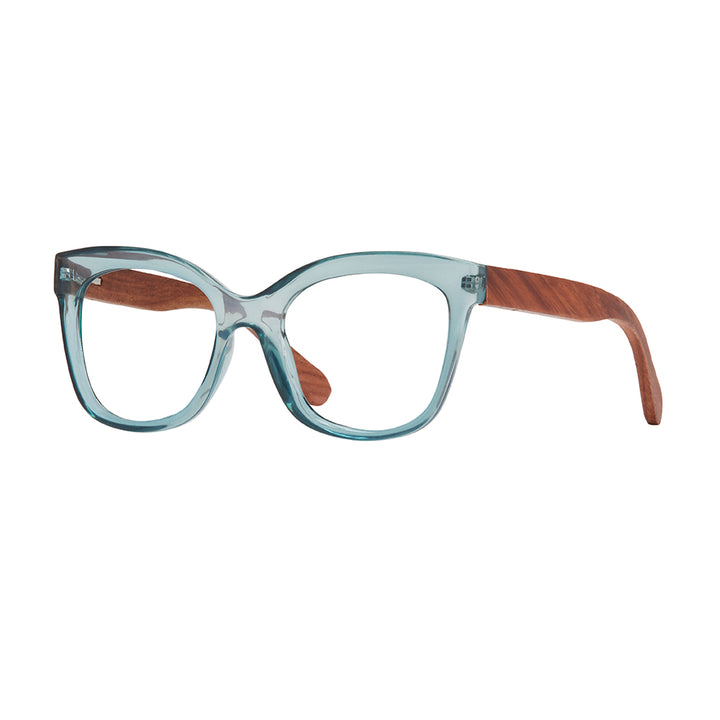 BP20281 NEW Amelia - Green / Walnut Wood /Blue Light