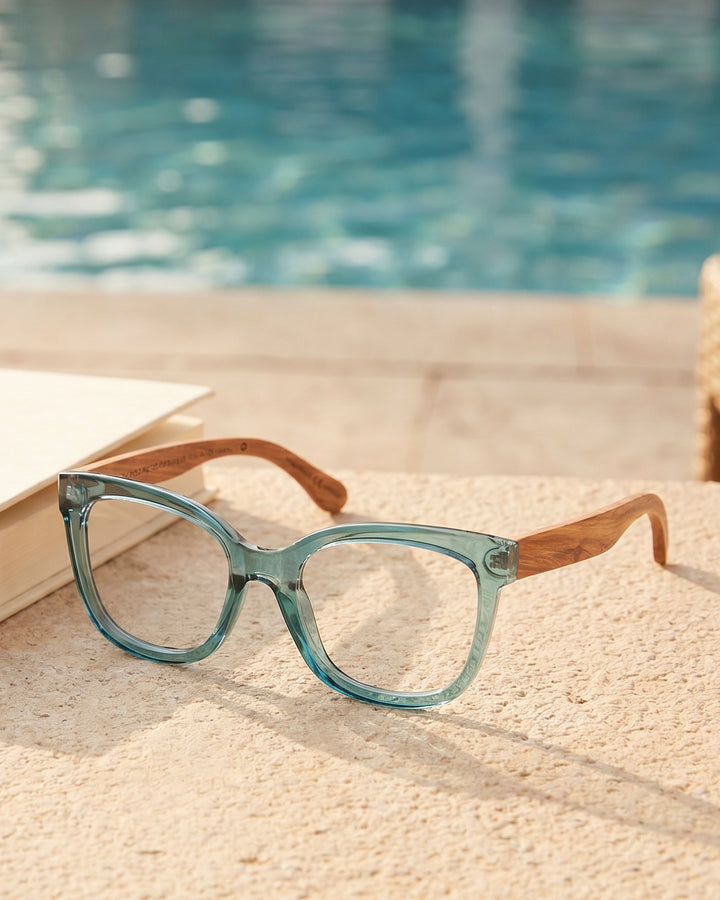 BP20283 NEW Amelia - Blue / Walnut Wood /Blue Light