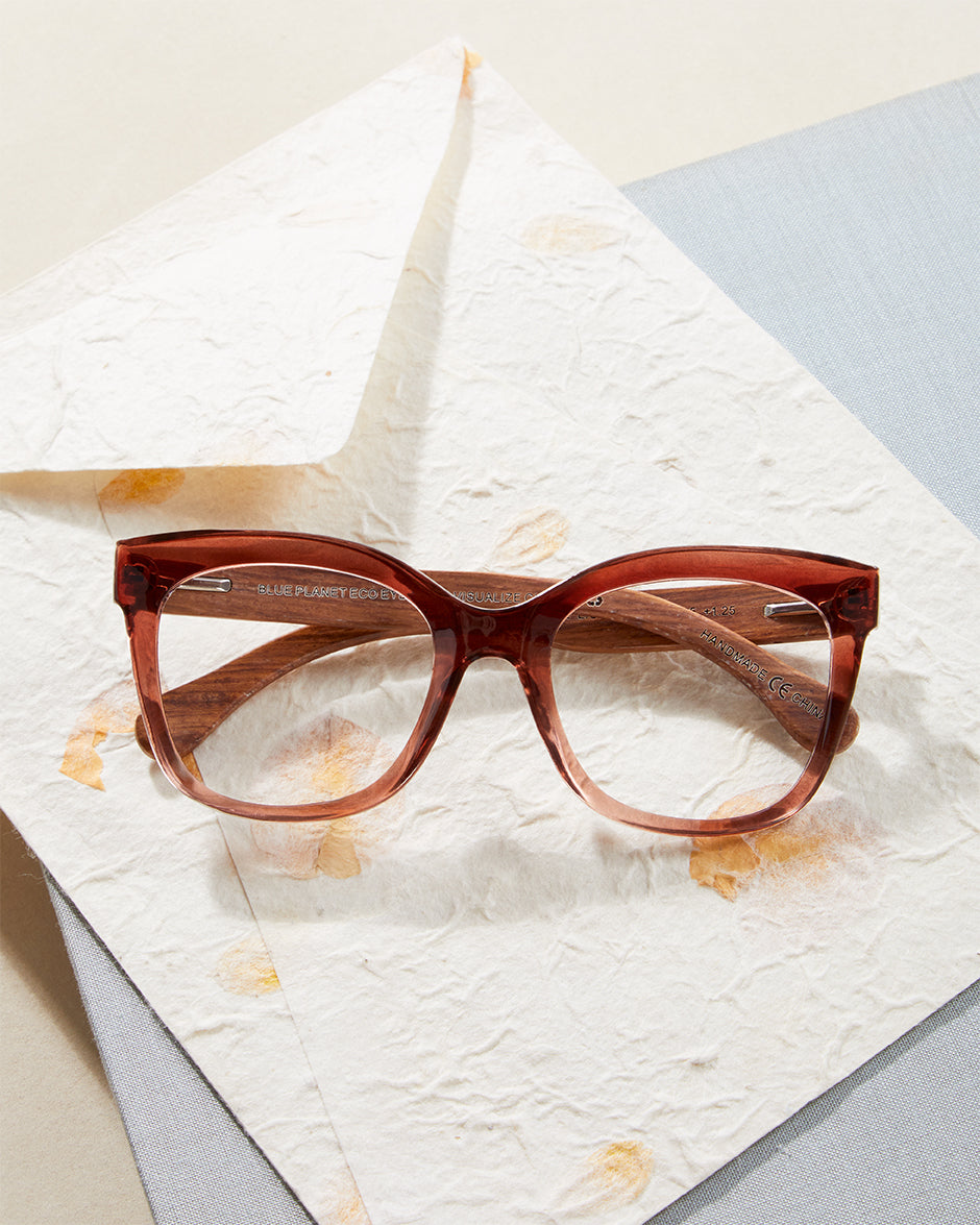BP20284 NEW Amelia - Brown / Walnut Wood /Blue Light