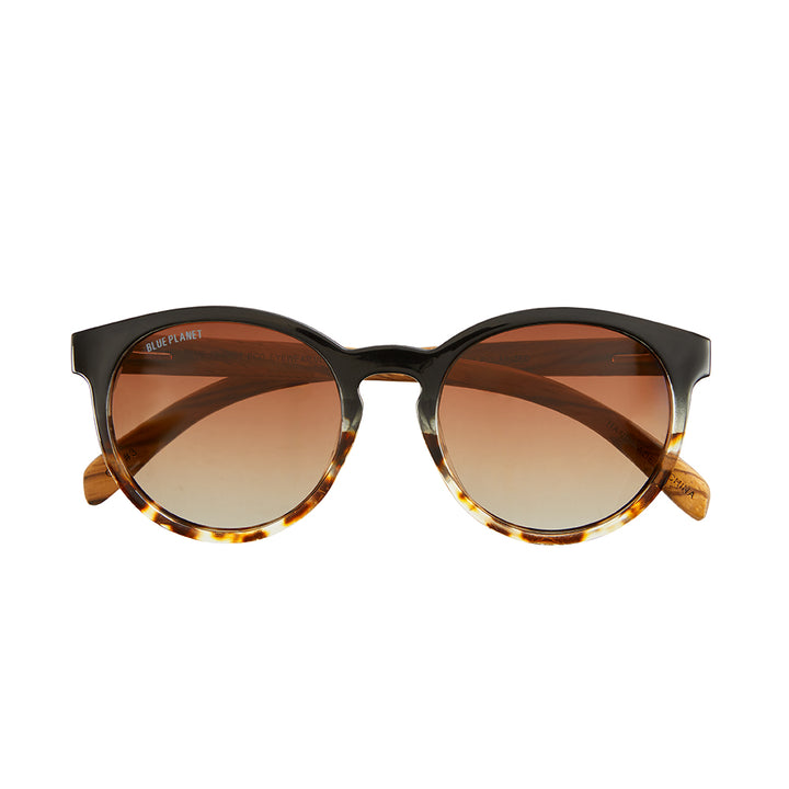 BP18181 - NEW Andiz Black / Brown Tort  / Zebra Wood / Brown Polarized Lens