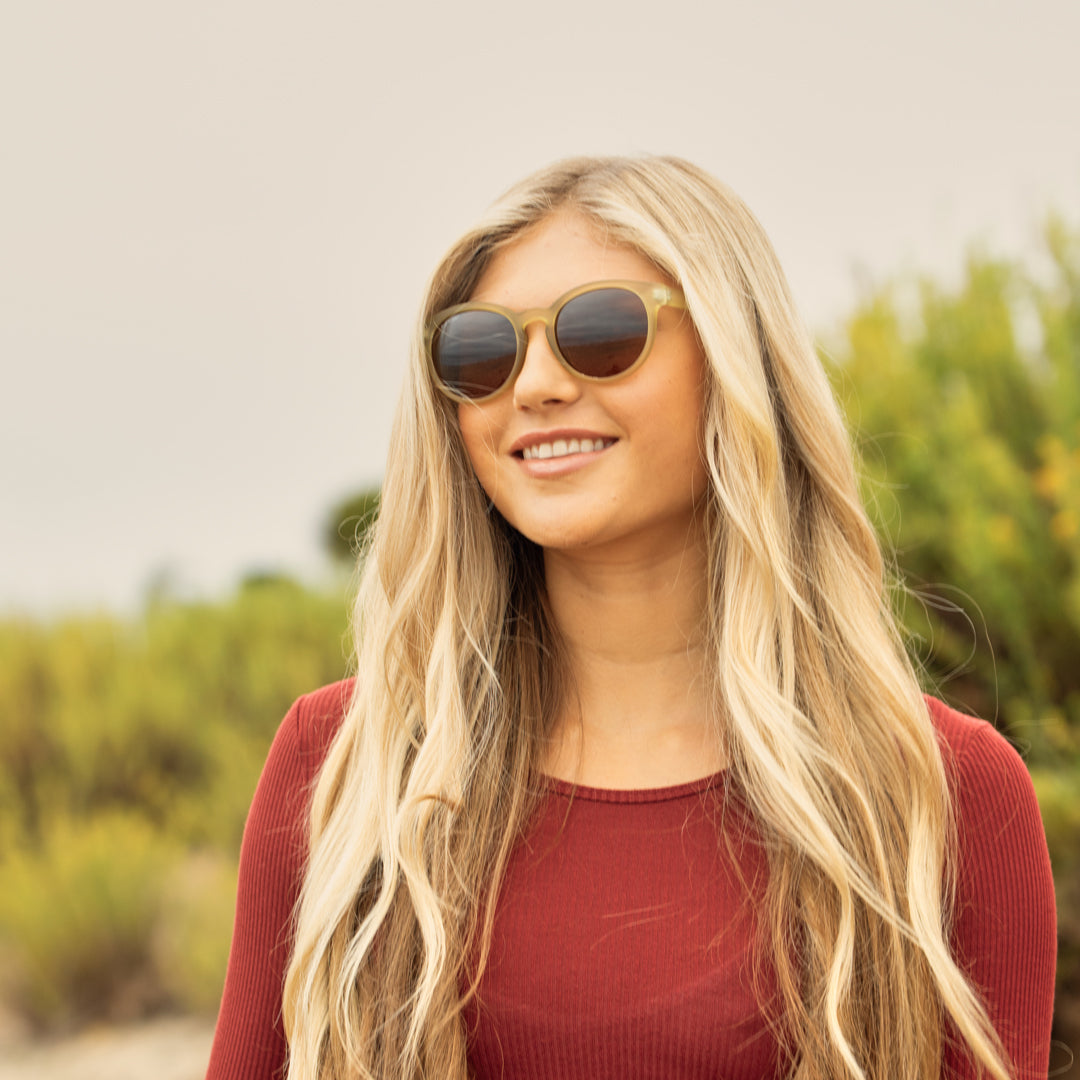 BP19881 - Arches - Soft Light Green / Brown Polarized Lenses