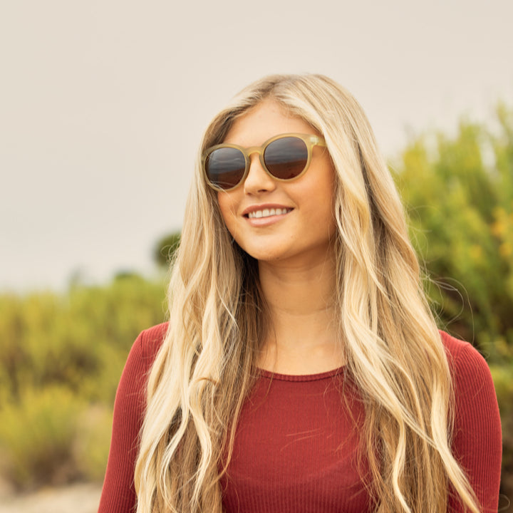 BP19881 - Arches - Soft Light Green / Brown Polarized Lenses