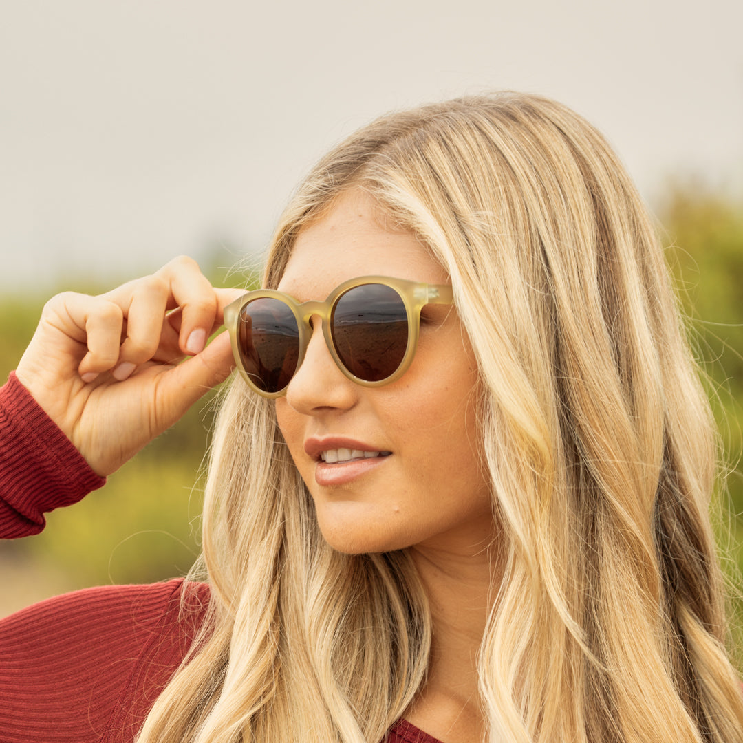 BP19881 - Arches - Soft Light Green / Brown Polarized Lenses