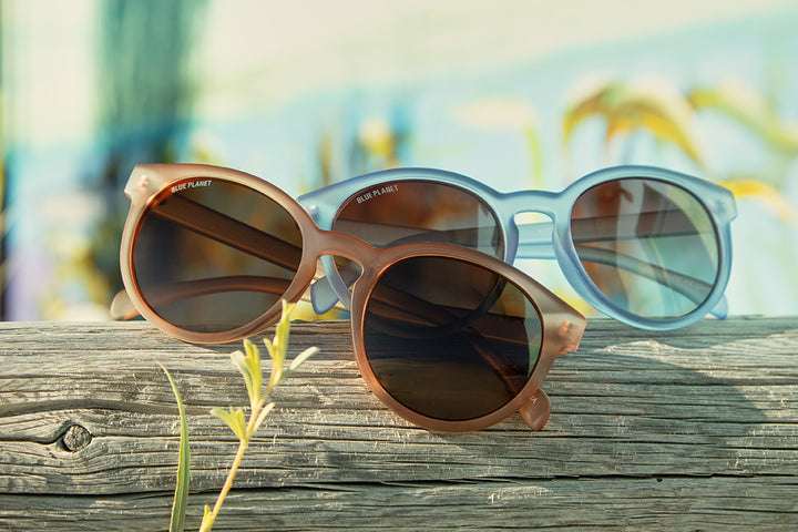 BP19883 - NEW Arches Soft Purple / Brown Polarized Lenses