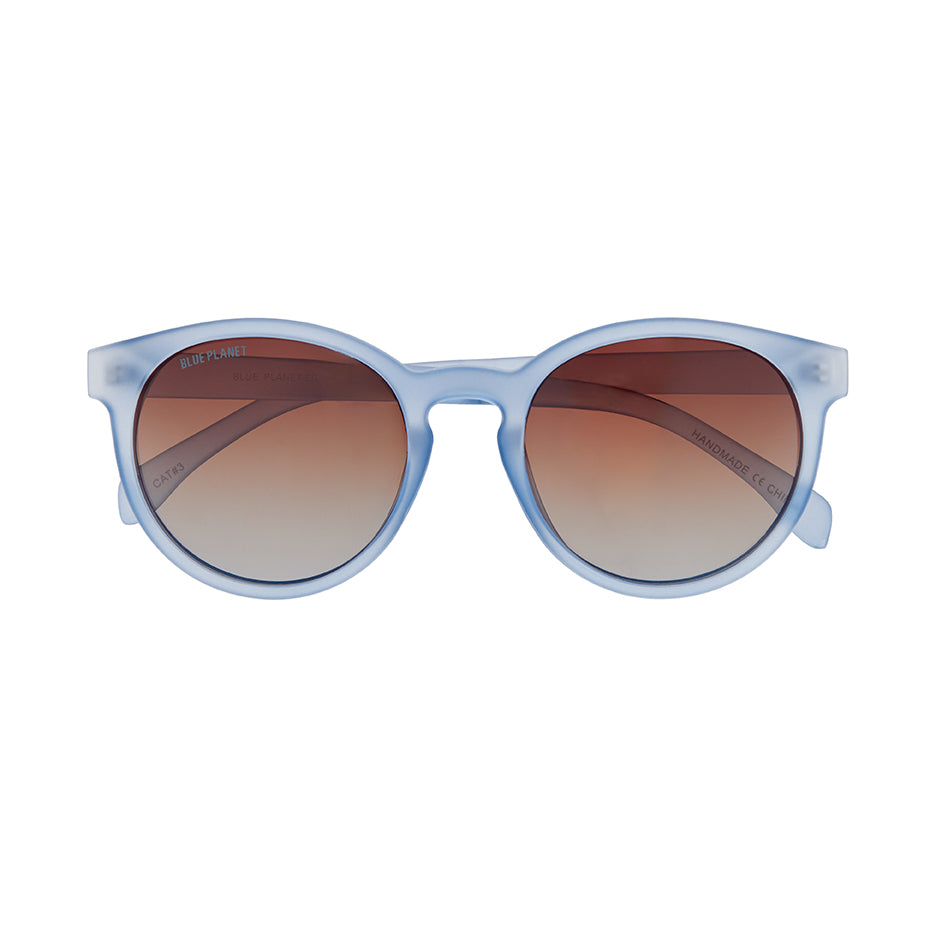 BP19887 - NEW Arches Soft Denim Blue / Brown Polarized Lenses