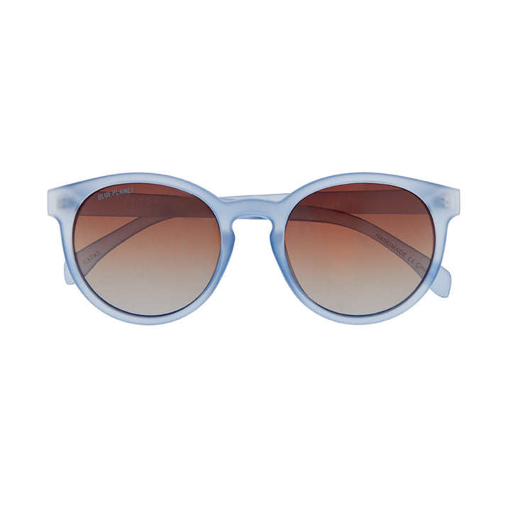 BP19887 - NEW Arches Soft Denim Blue / Brown Polarized Lenses