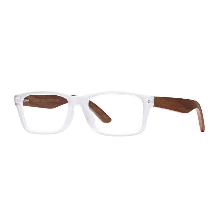 BP20523 - NEWAvalon Matte Clear / Walnut Wood / Blue Light Filtering Reader Lens