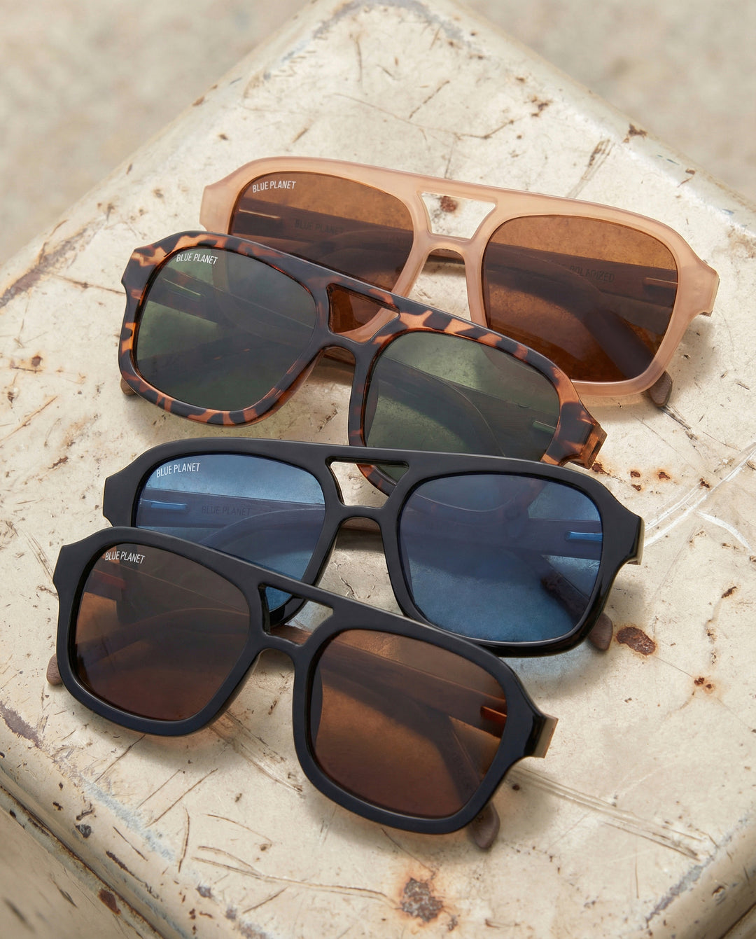 BP10142 - NEW Ari Brown Tort / Walnut Wood / Grey Green Pol