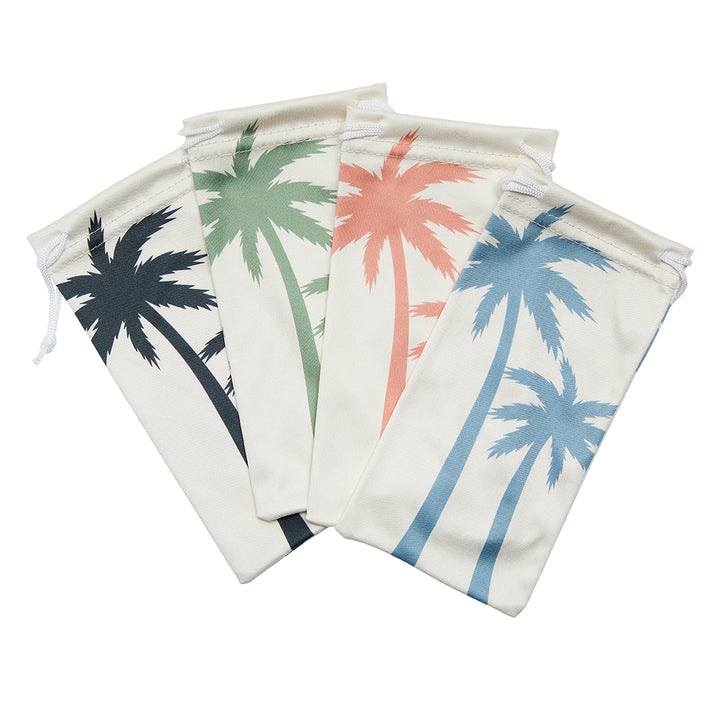 CASE-25- NEW Palm Tree Design Assorted Colors