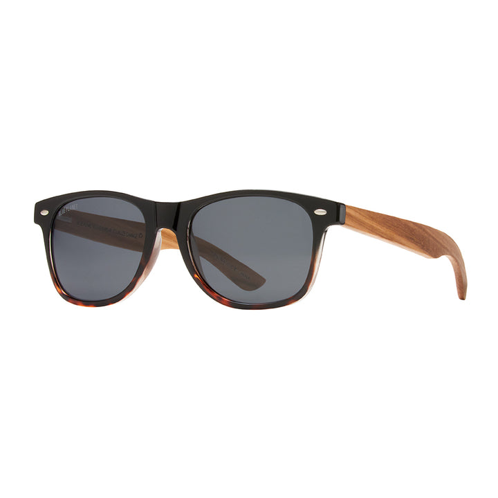 BP10264 - NEW Bodie Onyx to Walnut / Zebra Wood / Smoke Polarized Lens