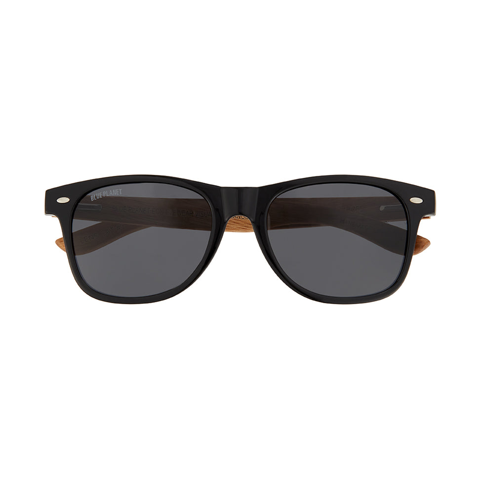 BP10266 - NEW Bodie Onyx / Zebra Wood / Smoke Polarized Lens